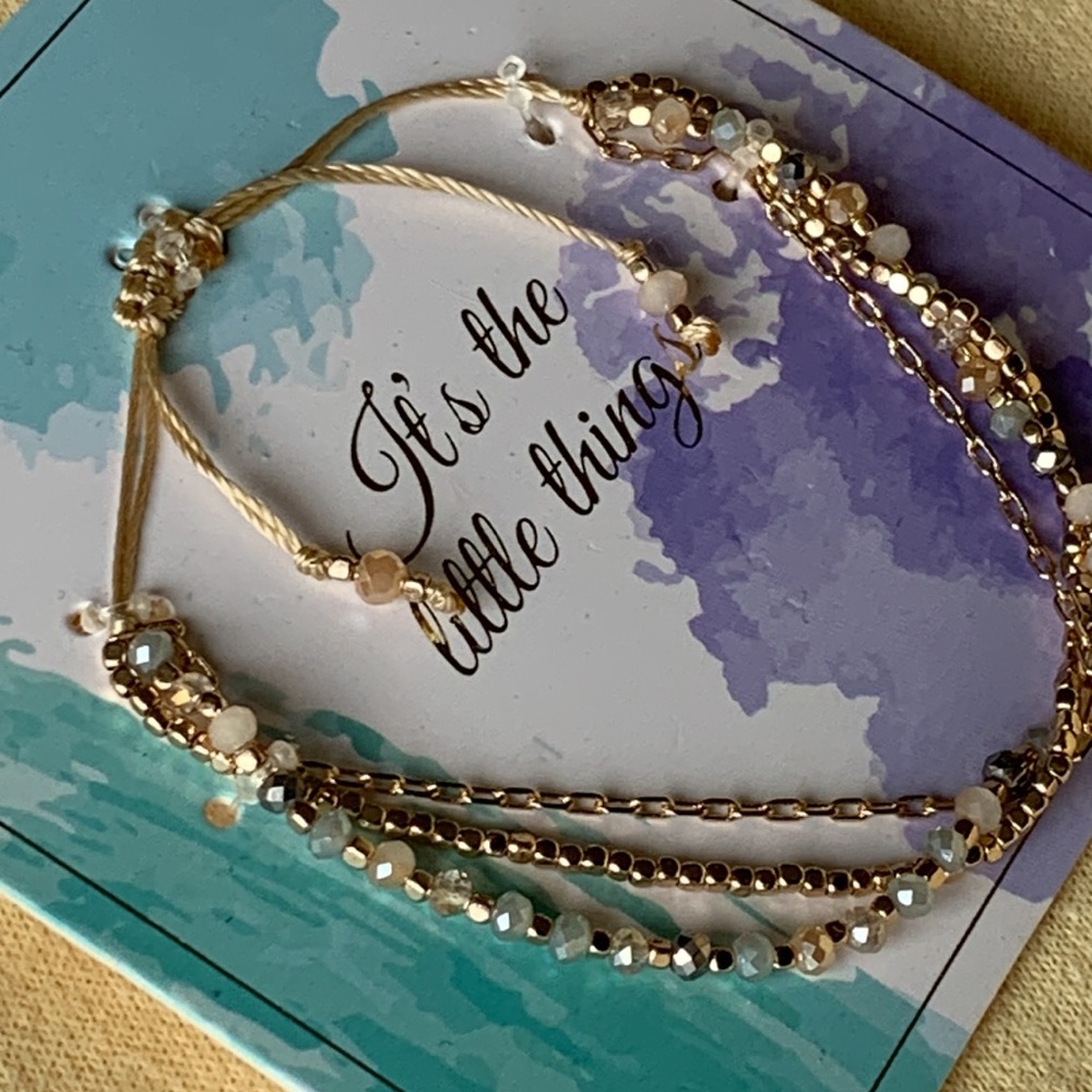 Beaded Multi-Strand Bracelet - Picture 3 of 4